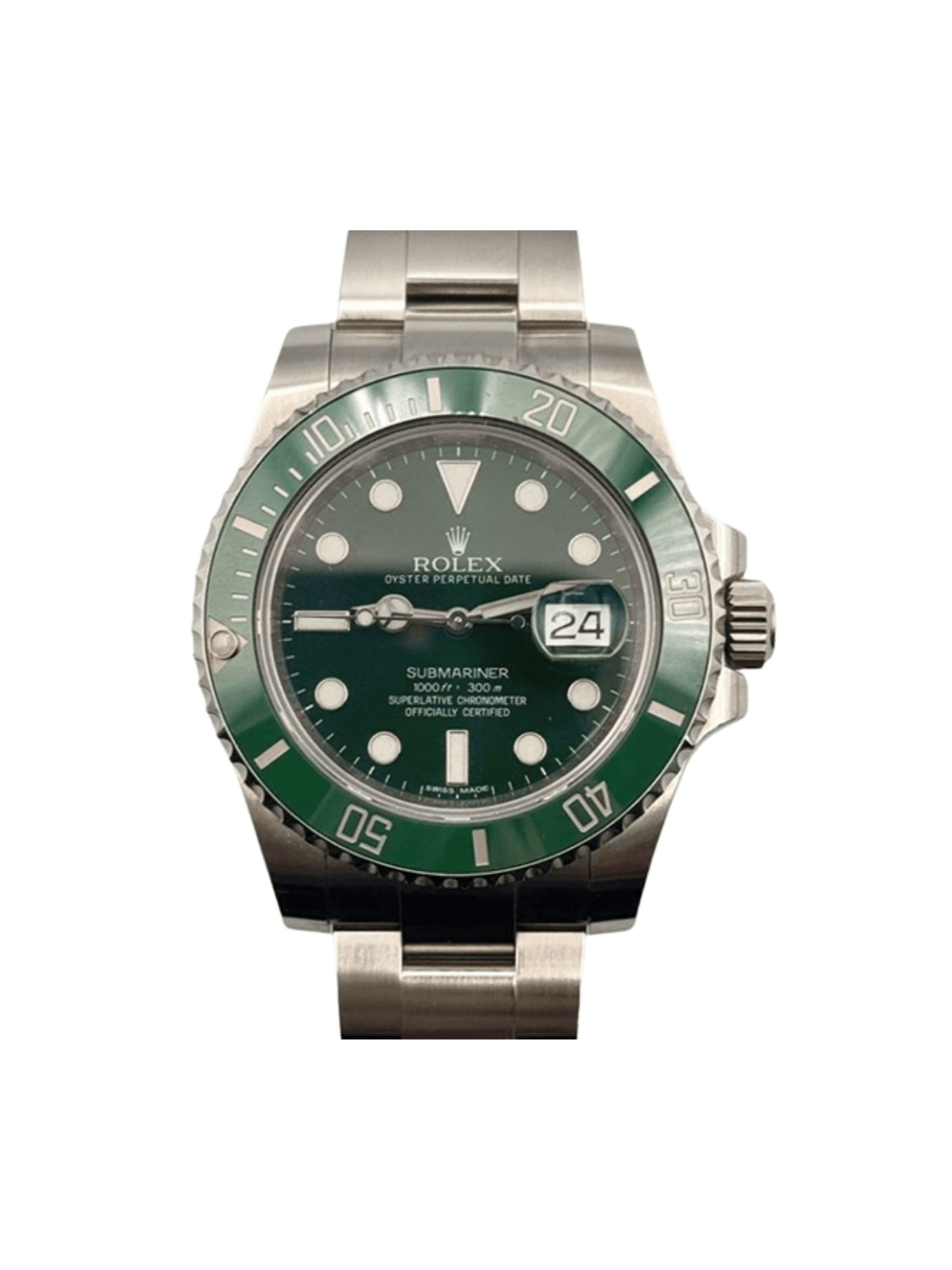 Rolex Submariner Date "Hulk" Stainless Steel Green Dial 116610LV