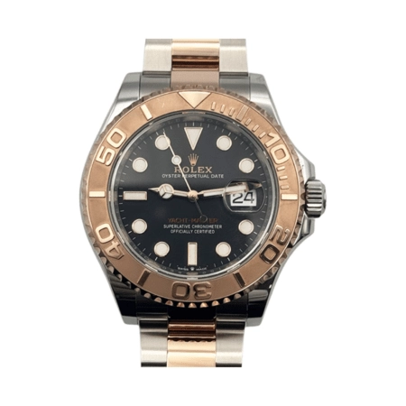 Rolex Yacht-Master 40 Rose Gold and Stainless Steel with Black Dial 126621