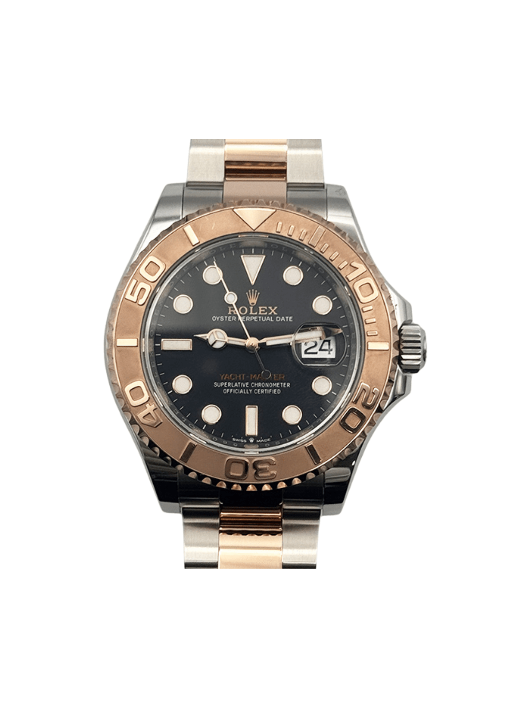 Rolex Yacht-Master 40 Rose Gold and Stainless Steel with Black Dial 126621