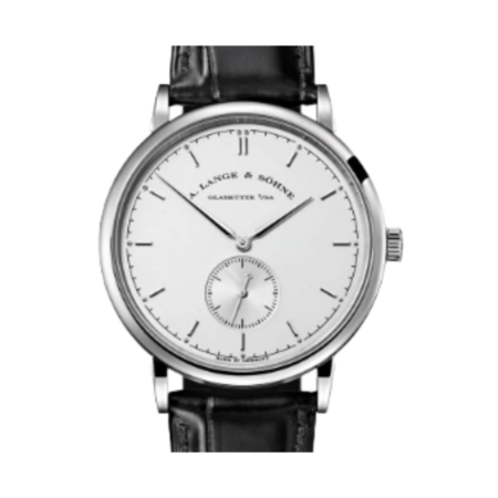 A. Lange & Söhne Saxonia White Gold Silver Stick Dial 216.026