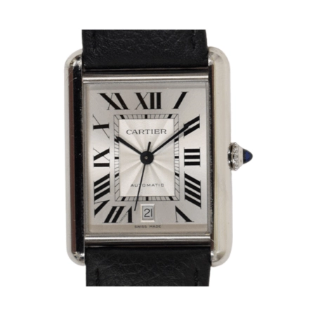 Cartier Tank Must XL Stainless Steel Silver Roman Dial WSTA0040