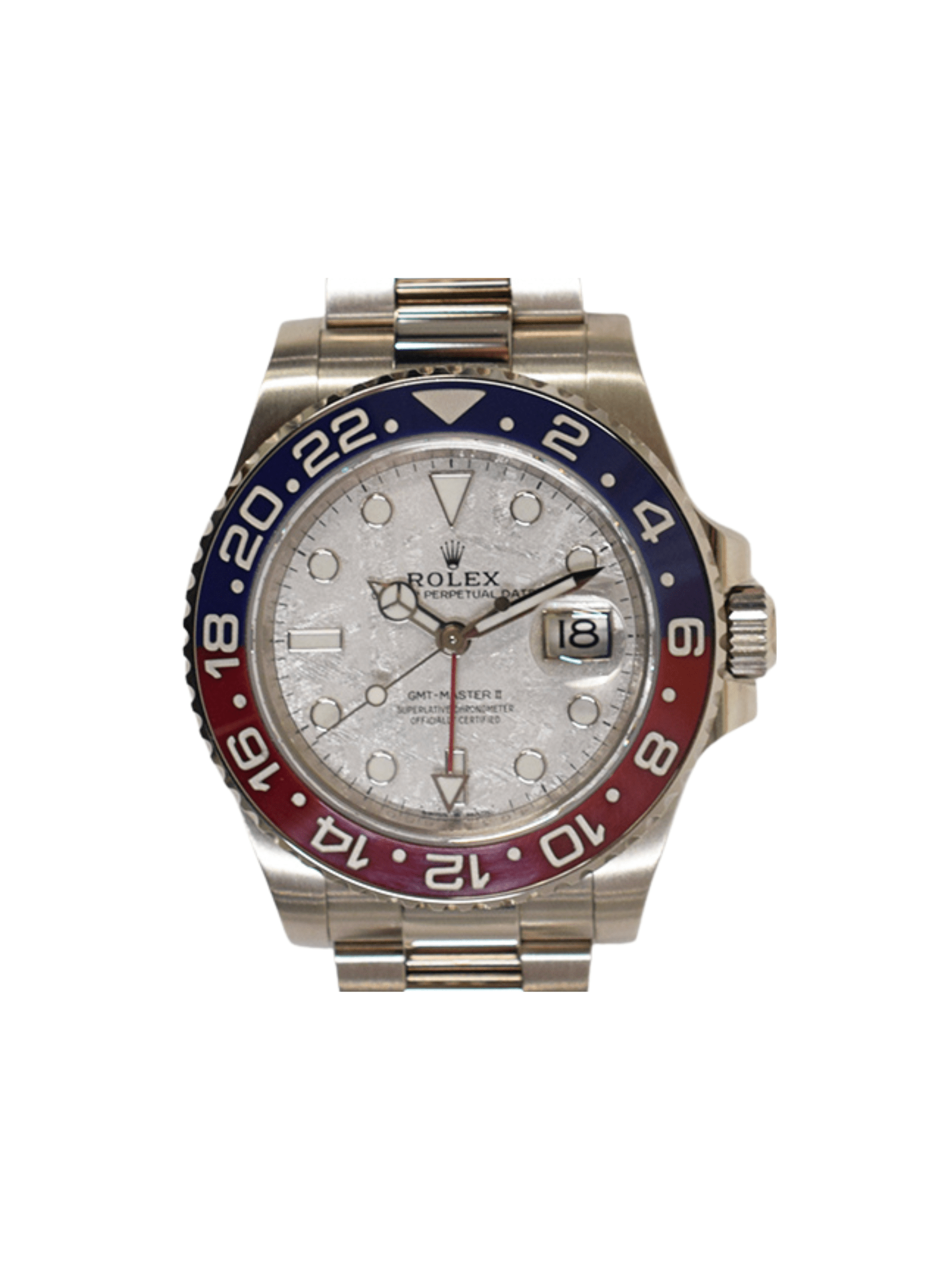 Rolex GMT-Master II White Gold "Pepsi" Meteorite Dial 126719BLRO
