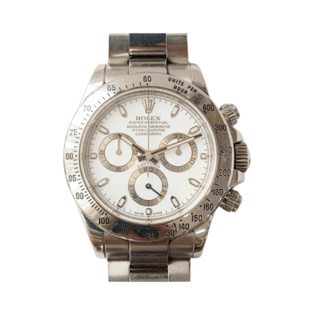 Rolex Daytona Stainless Steel White Dial 116520