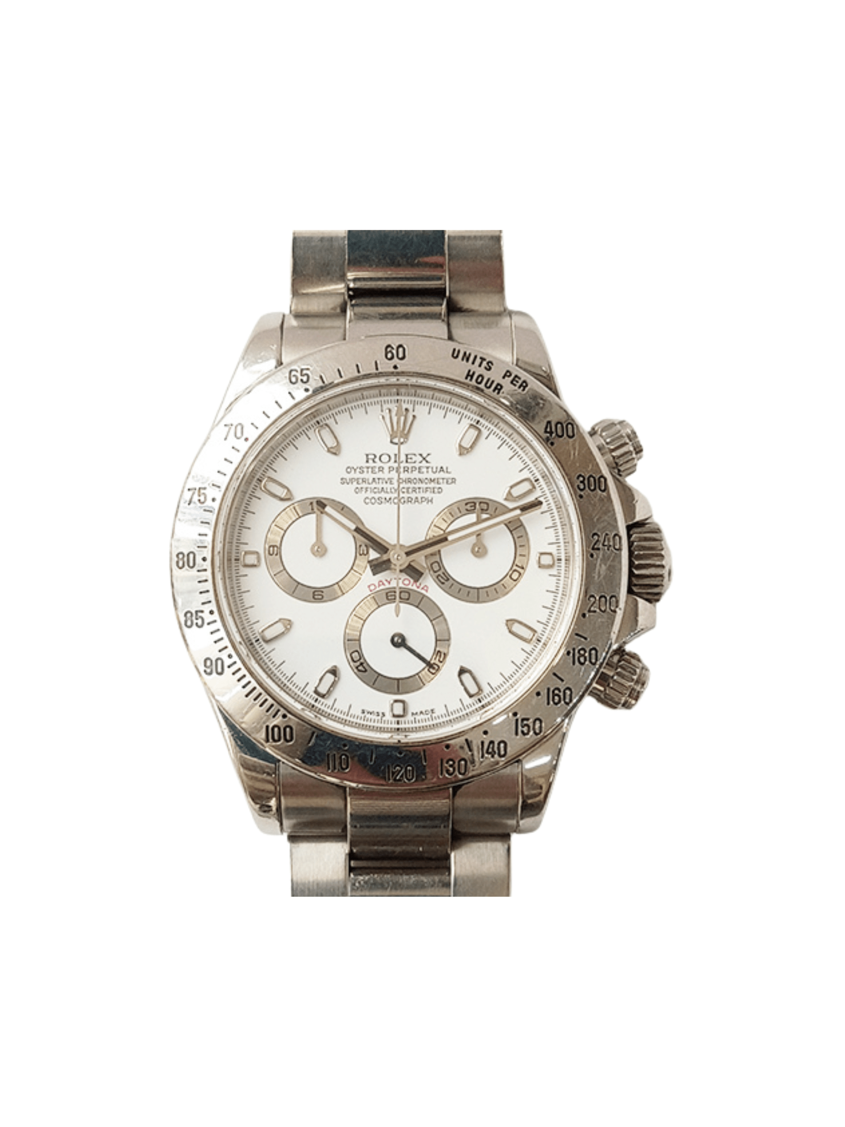 Rolex Daytona Stainless Steel White Dial 116520