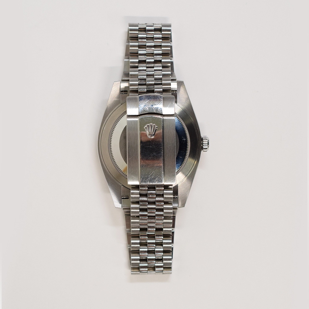 Rolex Datejust 41 Stainless Steel/ White Gold Black Diamond Dial 126334