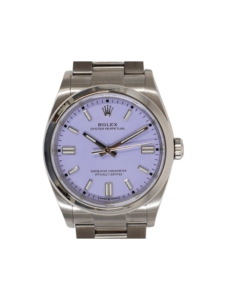Rolex Oyster Perpetual Stainless Steel Lavander Dial 126000