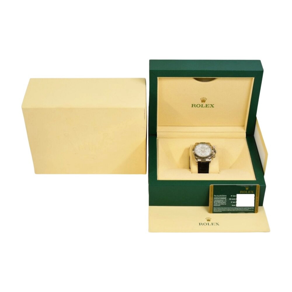 Rolex Daytona White Gold Mother of Pearl Diamond Dial 116519NG