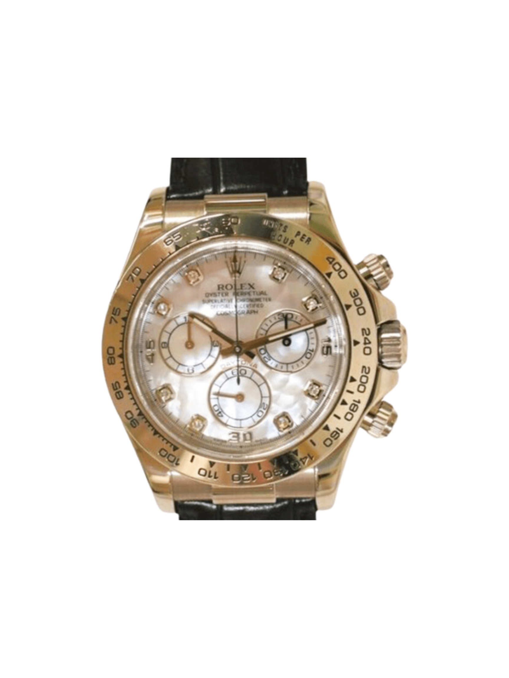 Rolex Daytona White Gold Mother of Pearl Diamond Dial 116519NG