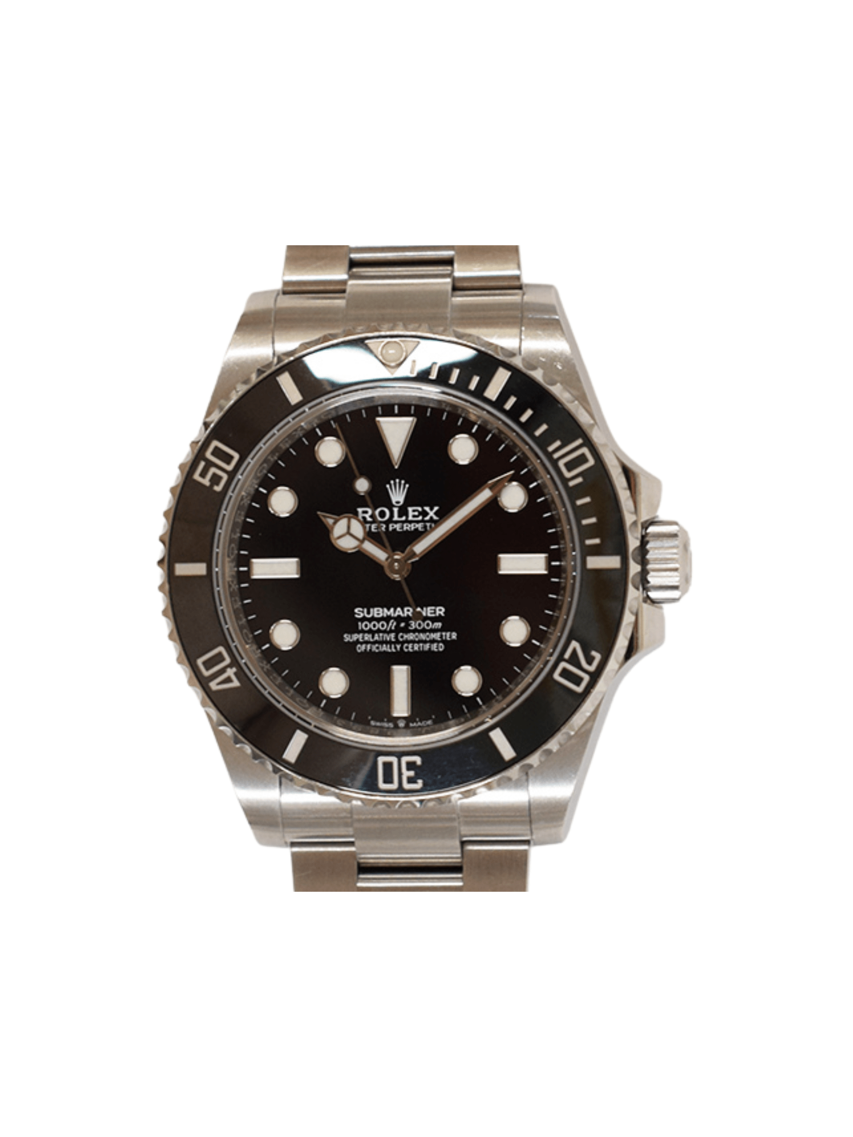 Rolex Submariner No Date Stainless Steel Black Dial 124060