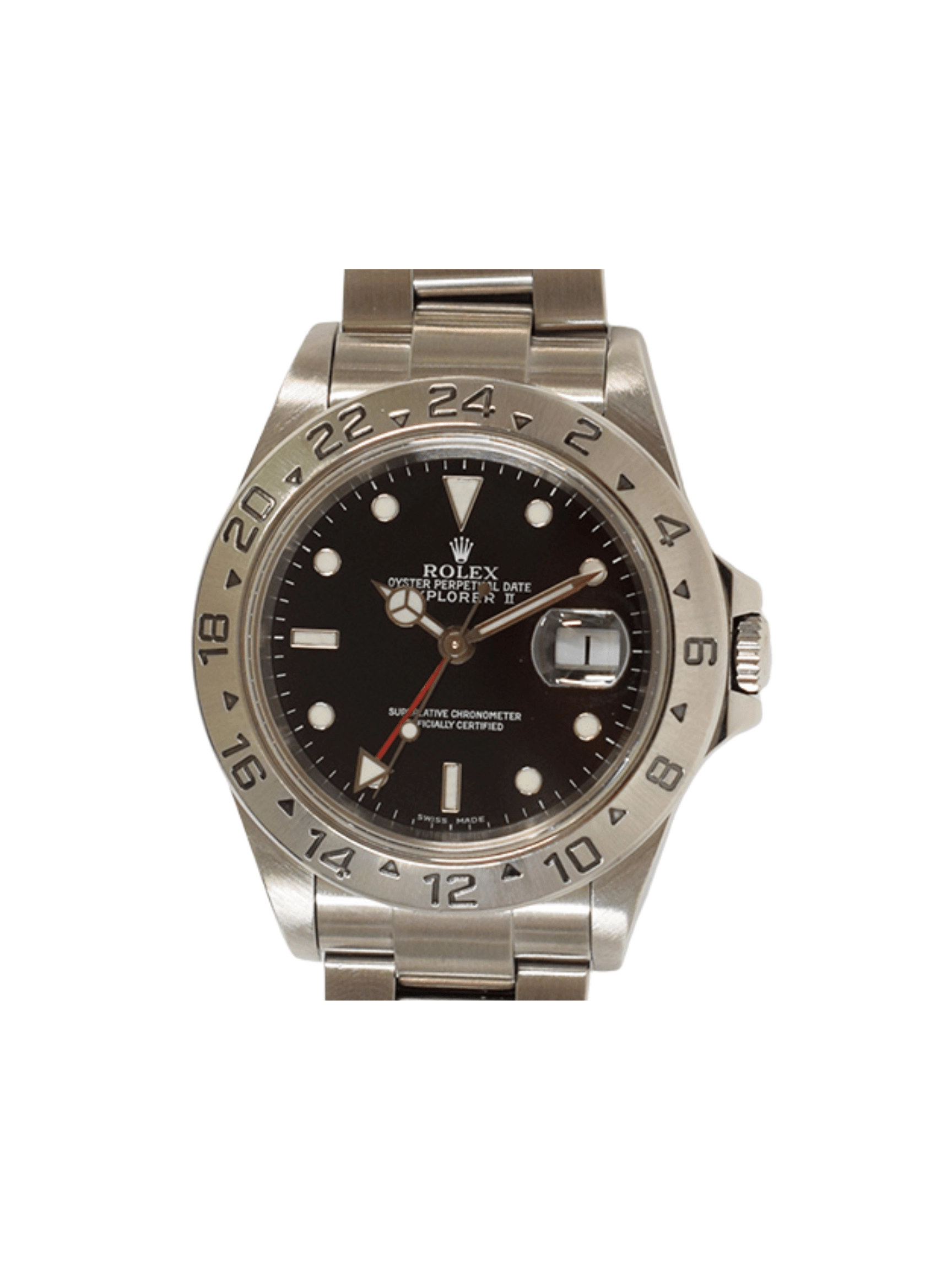 Rolex Explorer II Stainless Steel Black Dial 16570
