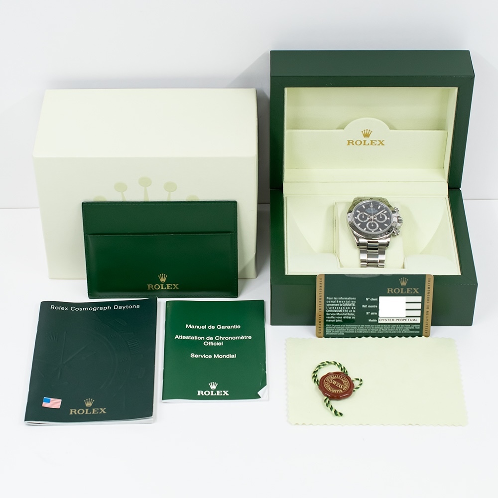 Rolex Daytona Stainless Steel Black Dial 116520