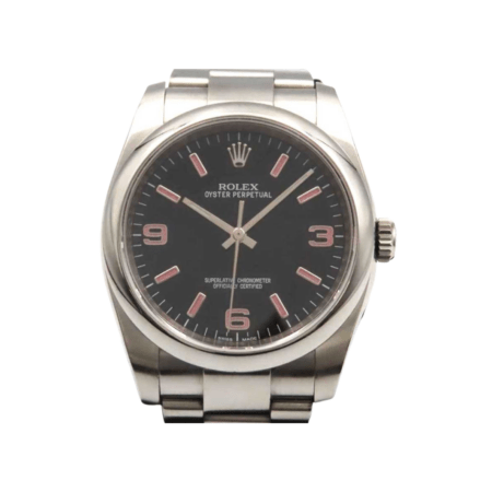 Rolex Oyster Perpetual 36 Stainless Steel Black Arabic Dial 116000