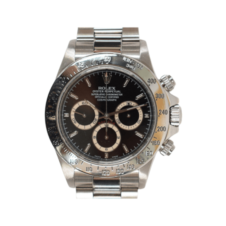 Rolex Daytona Stainless Steel "Zenith Movement" Black Dial 16520
