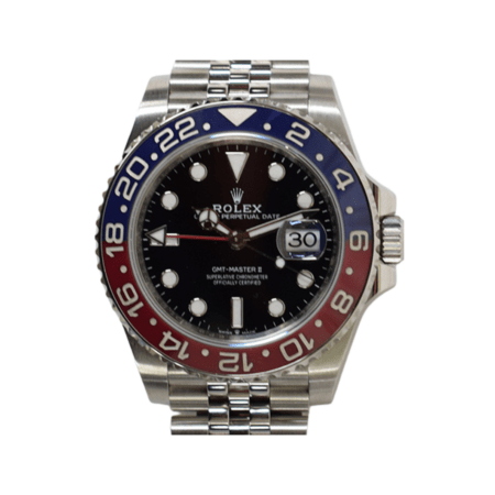 Rolex GMT-Master II "Pepsi" Stainless Steel Black Dial 126710BLRO