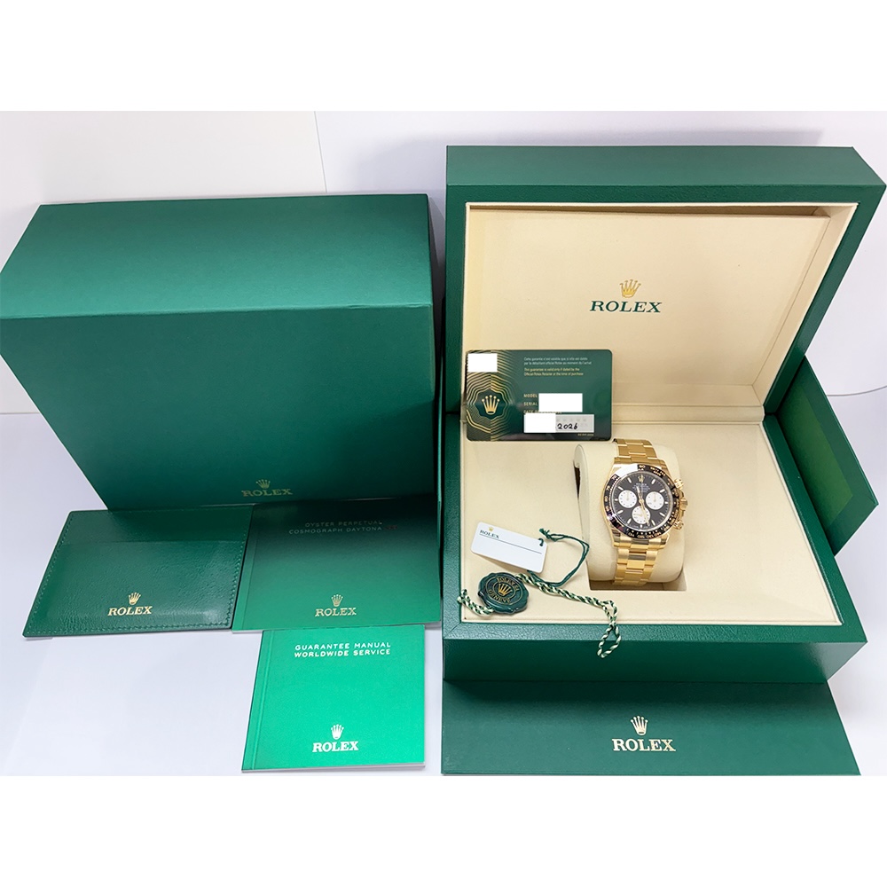 Rolex Daytona "Le Mans" Yellow Gold Black Dial 126528LN