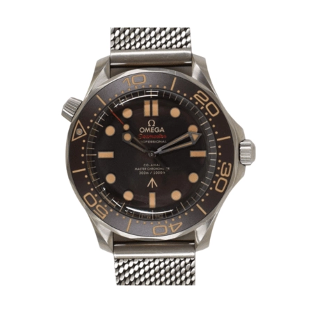 Omega Seamaster Diver 300 M 007 Titanium Brown Bezel Black Dial 210.90.42.20.01.001