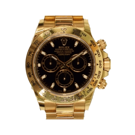 Rolex Daytona Cosmograph Yellow Gold Black Dial 126508