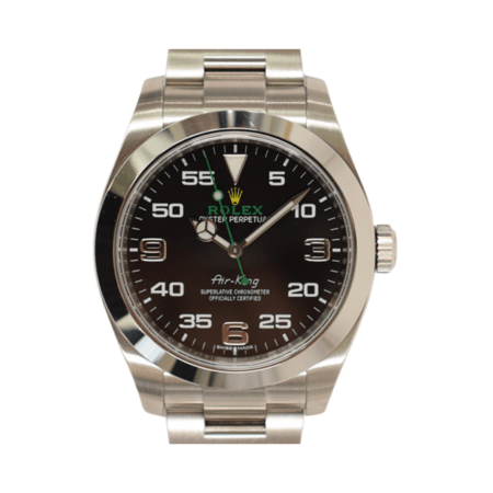 Rolex Air-King Stainless Steel Black Arabic Dial 116900