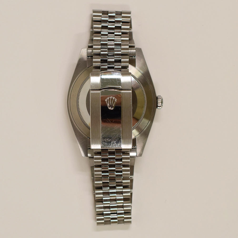 Rolex Datejust 41 Stainless Steel and White Gold Wimbledon Dial 126334