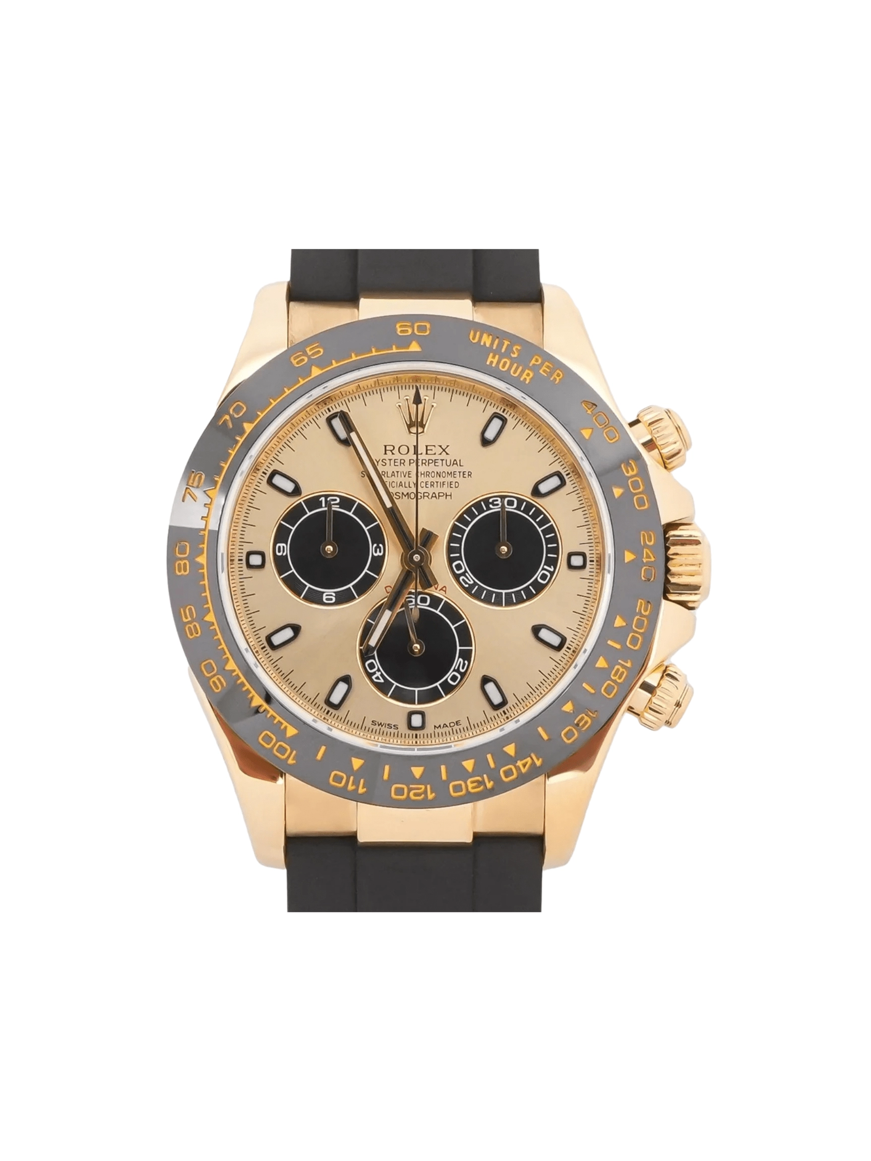 Rolex Daytona Yellow Gold Champagne "Pickachu" Dial 116518LN