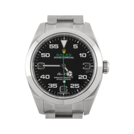 Rolex Air-King Stainless Steel Black Arabic Dial 116900