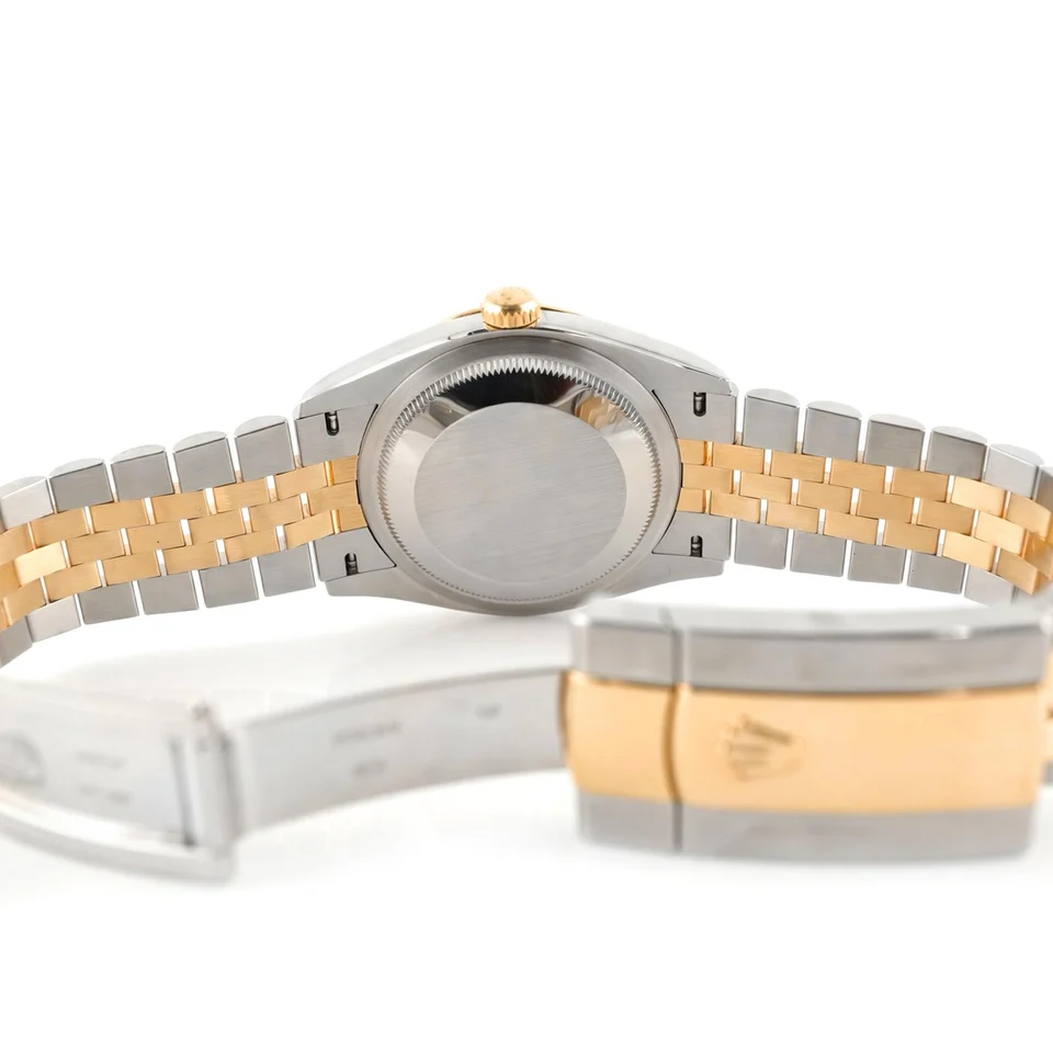Rolex Datejust Stainless Steel and Yellow Gold Champagne Diamond Dial 126333