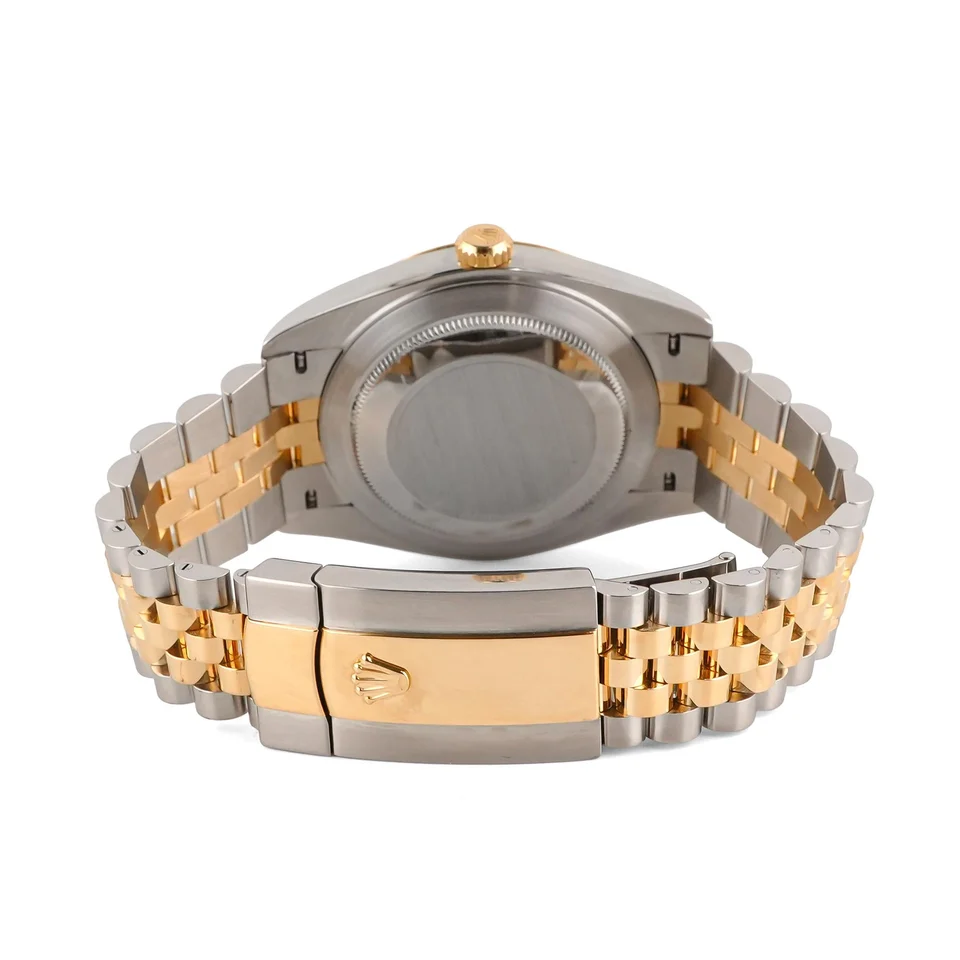 Rolex Datejust Stainless Steel and Yellow Gold Champagne Diamond Dial 126333