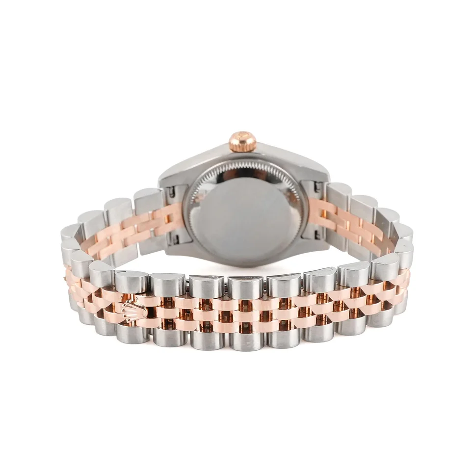 Rolex Lady-Datejust Stainless Steel and Rose Gold Pink Stick Dial 179171