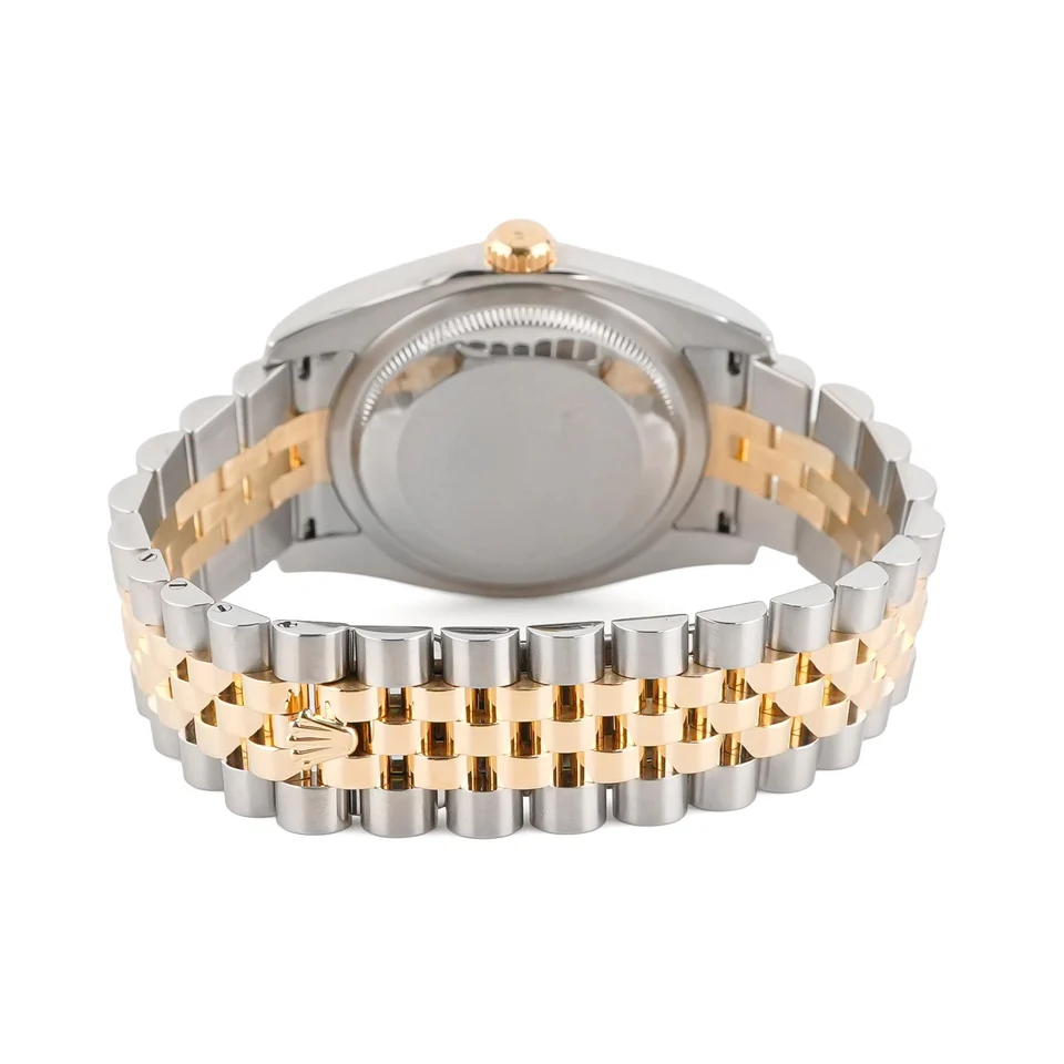 Rolex Datejust Stainless Steel and Yellow Gold Champagne Diamond Dial 116233