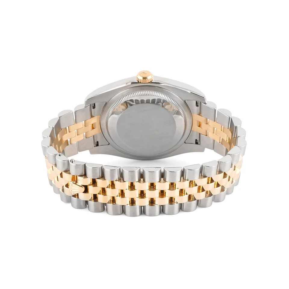Rolex Datejust Stainless Steel and Yellow Gold Champagne Diamond Dial 116233