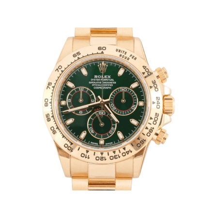 Rolex Daytona Cosmograph ‘John Mayer’ Yellow Gold Green Dial 116508