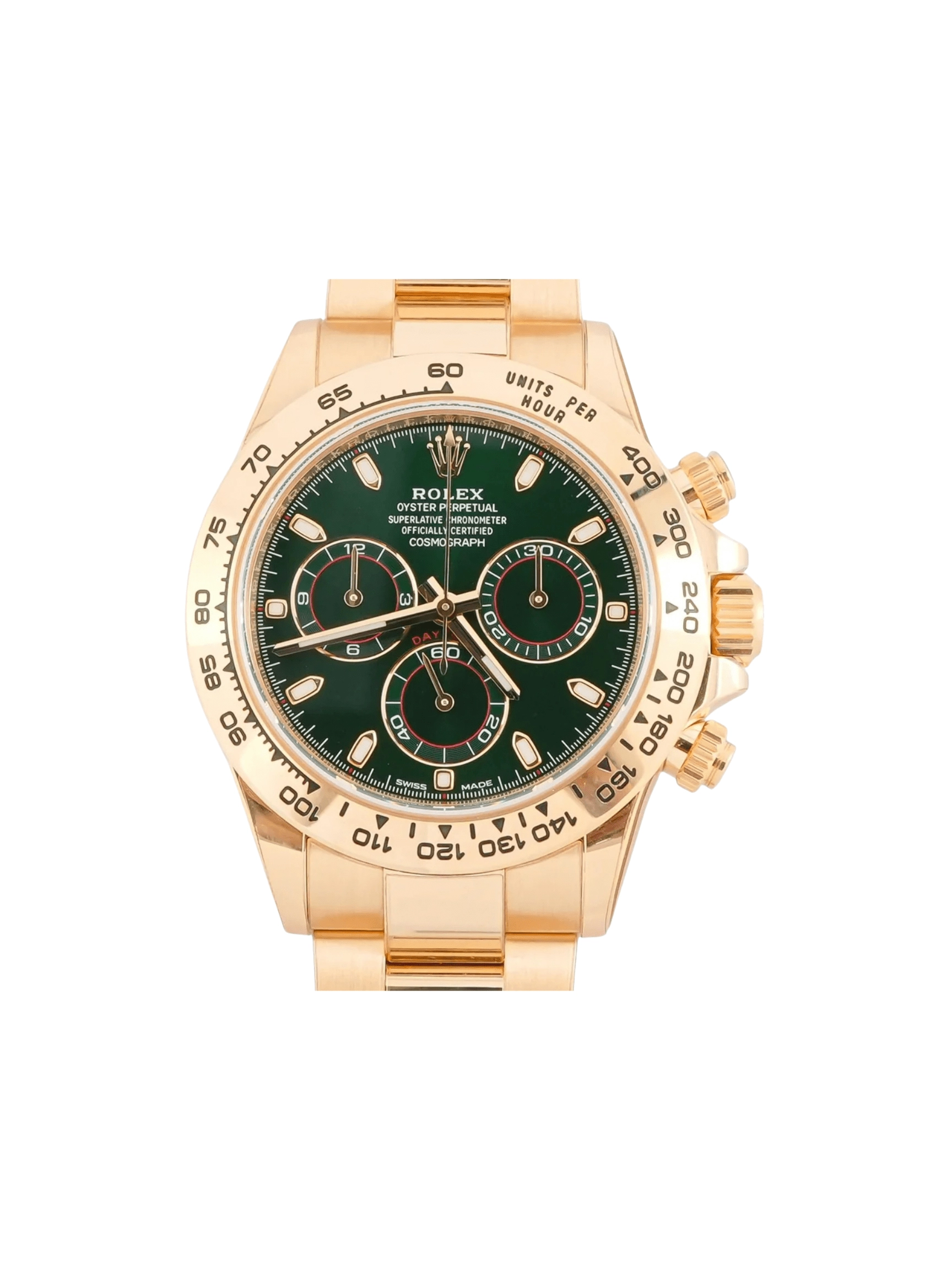 Rolex Daytona Cosmograph 'John Mayer' Yellow Gold Green Dial 116508