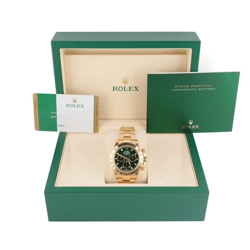Rolex Daytona Cosmograph 'John Mayer' Yellow Gold Green Dial 116508