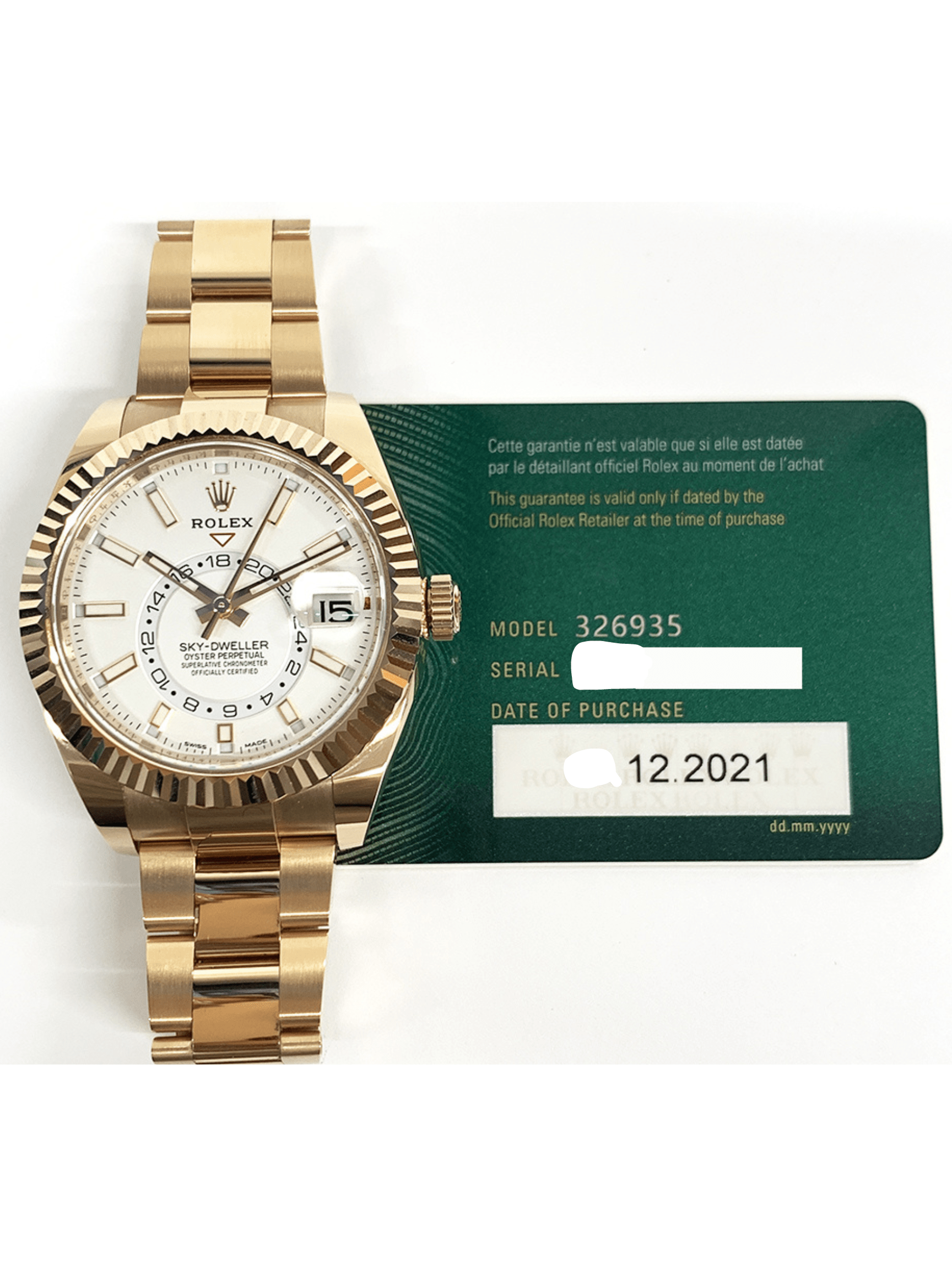 Rolex Rose Gold SkyDweller 326935 - Image 2