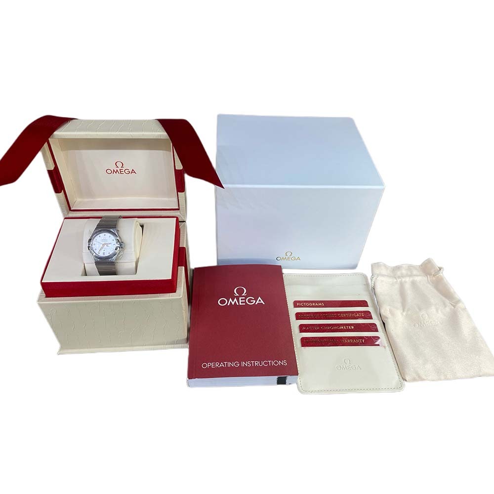 Omega Constellation Stainless Steel Silver Diamond Dial 127.10.27.20.52.001 - Image 2