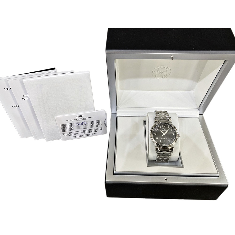 IWC Da Vinci Automatic Stainless Steel Slate Arabic Dial IW356602 - Image 2