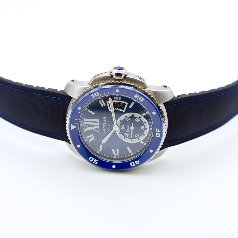 Cartier Calibre de Cartier Diver Blue Roman Dial WSCA0010 Bracelet