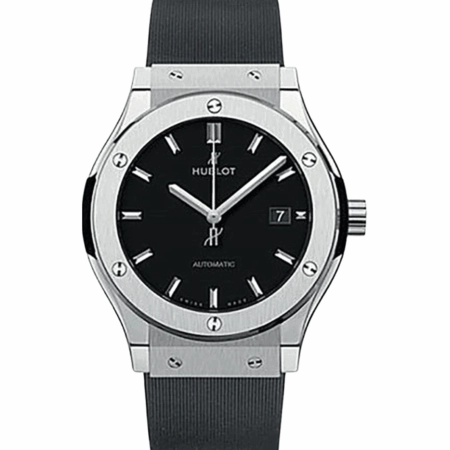 Hublot Classic Fusion Titanium Black Dial 542.NX.1171.RX Bracelet