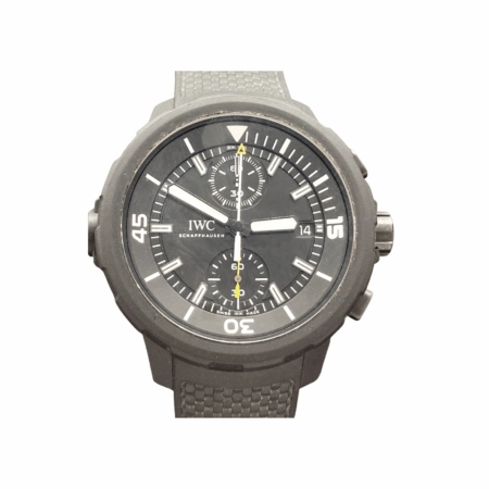 IWC Aquatimer Chronograph "Galapagos Islands" Stainless Steel Black Dial IW379502