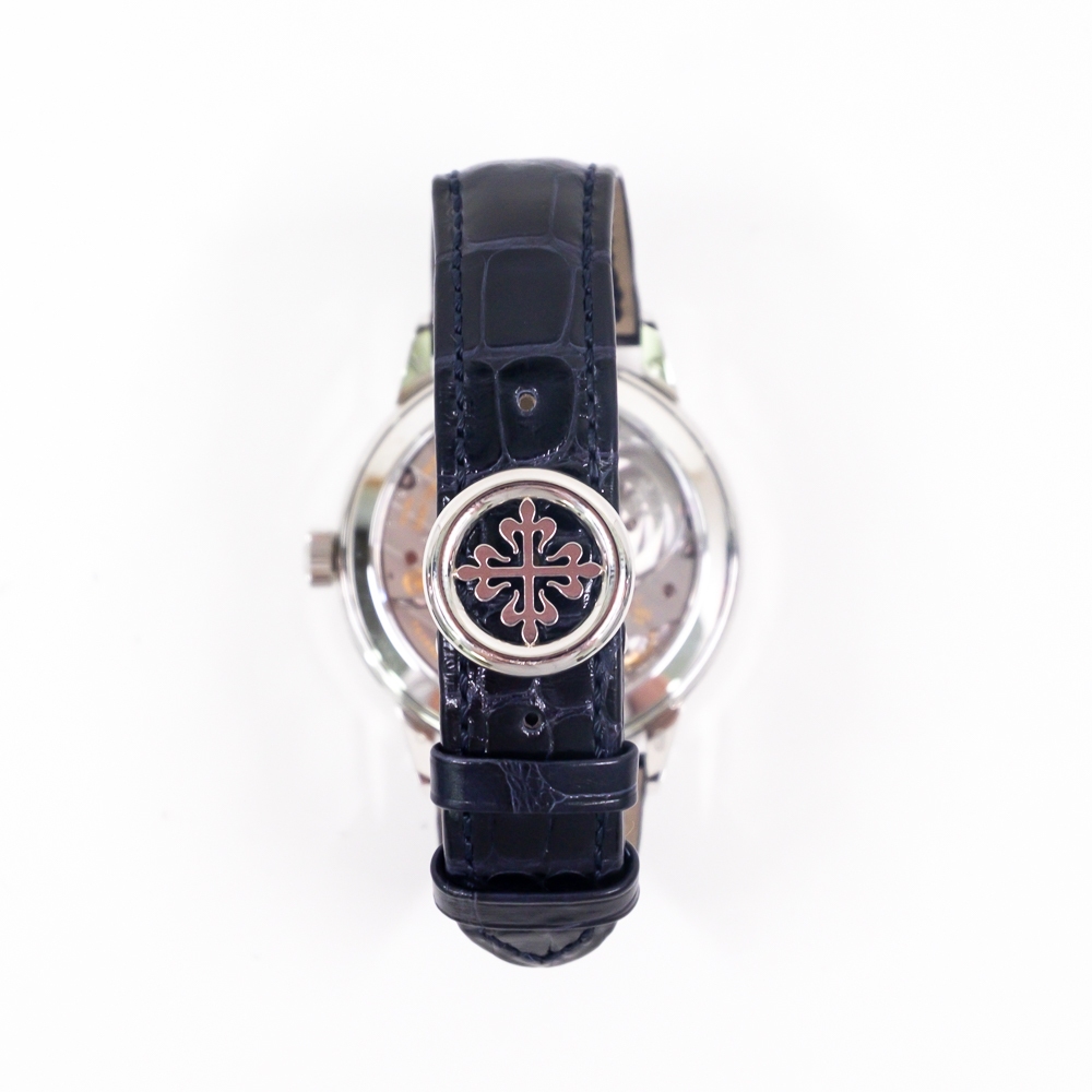Patek Philippe Grand Complications Perpetual Calendar Platinum Blue Dial 5236P-001