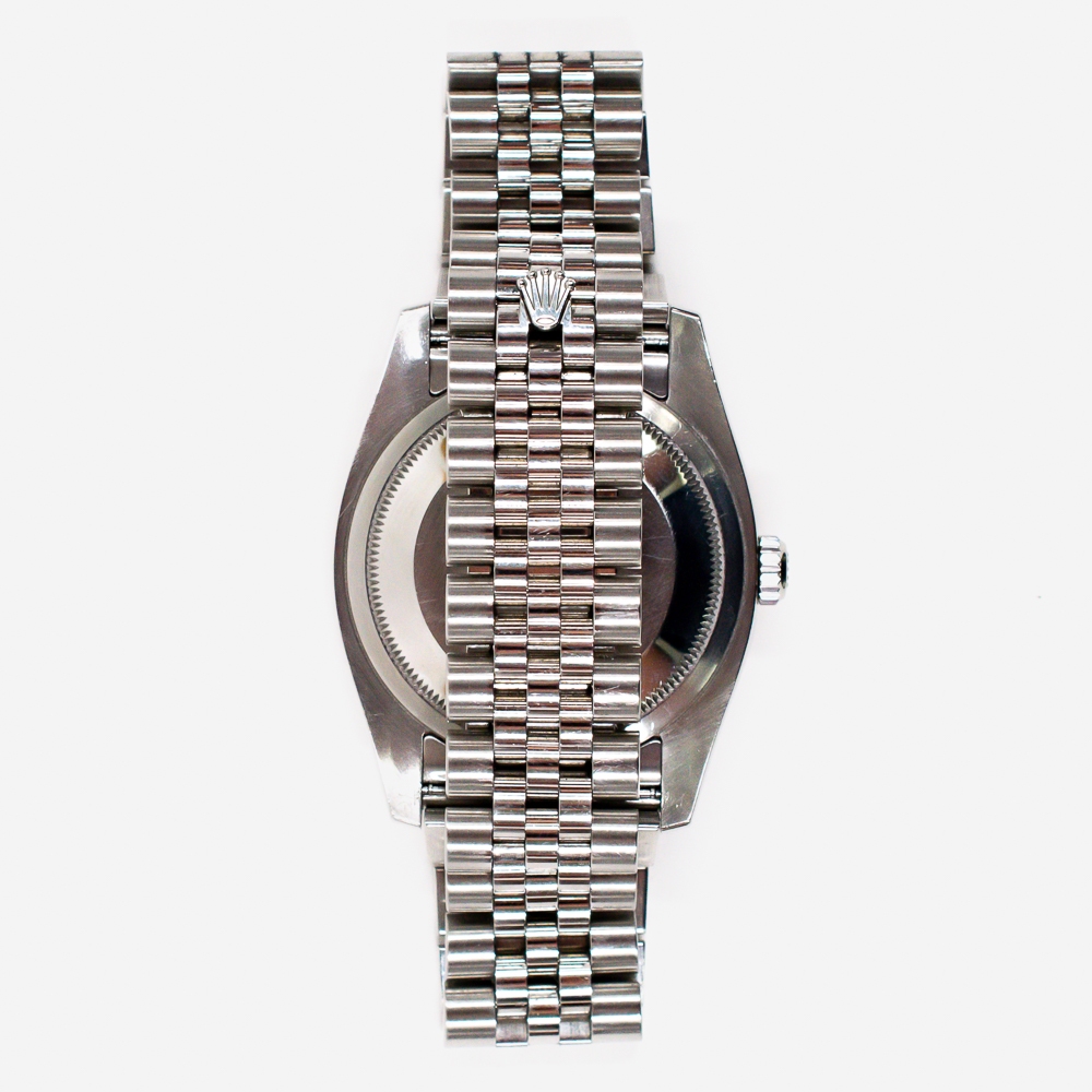Rolex Datejust Stainless Steel/White Gold Silver Jubilee Diamond Dial 11623