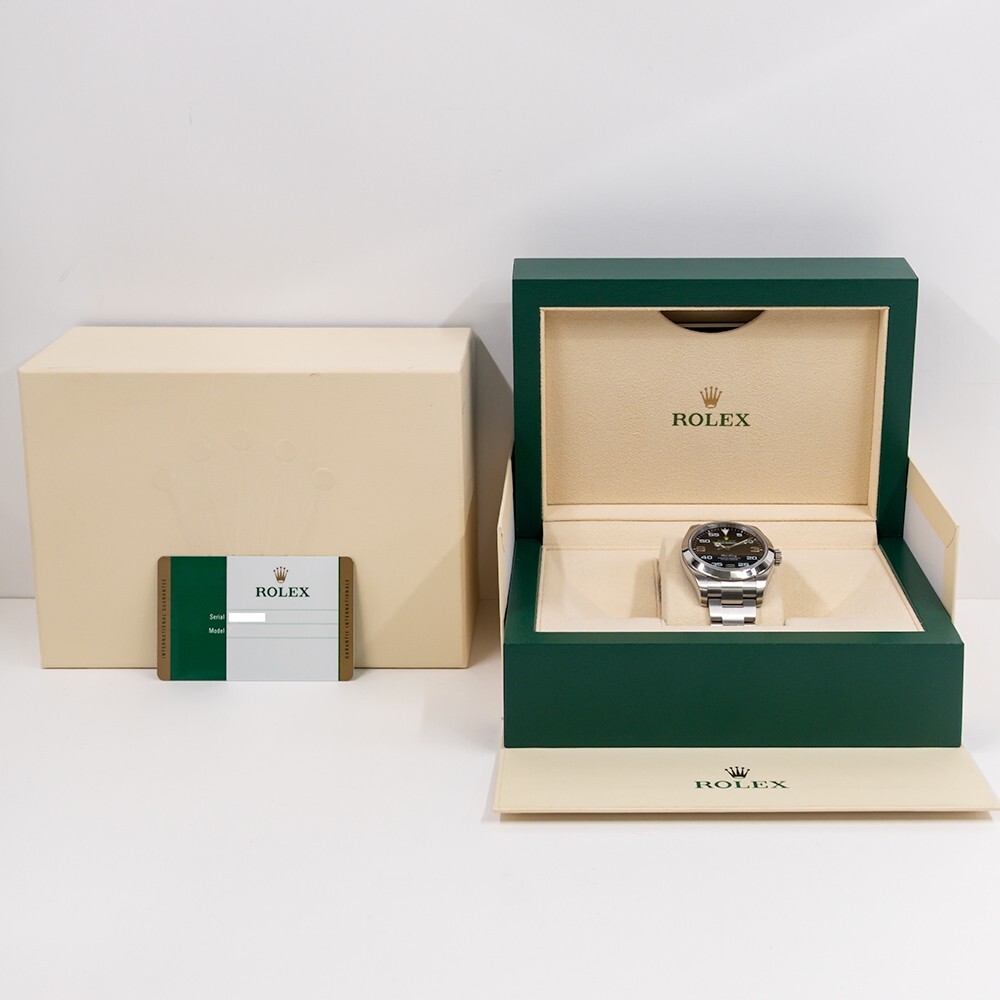 Rolex Air King Stainless Steel Black Arabic Dial 116900