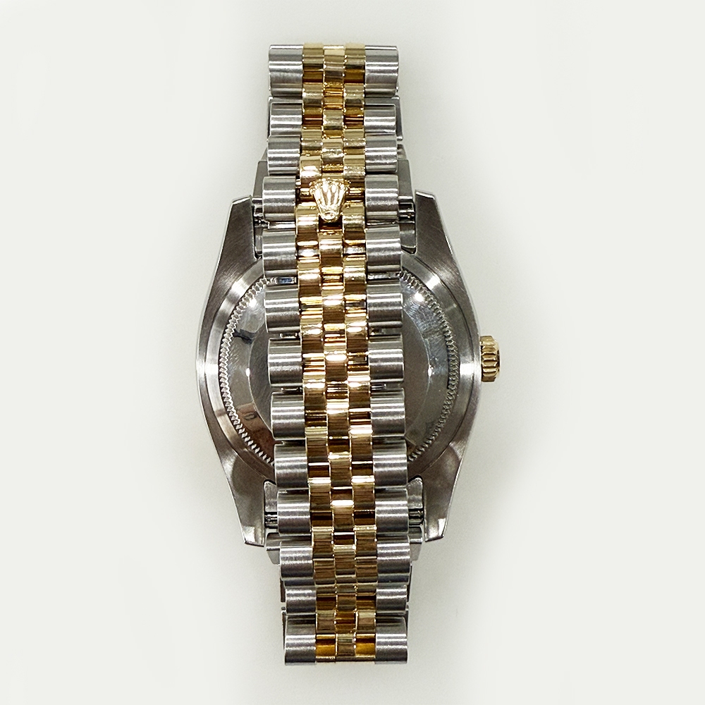 Rolex Datejust 36 Stainless Steel/Yellow Gold Champagne Diamond Dial 116233G