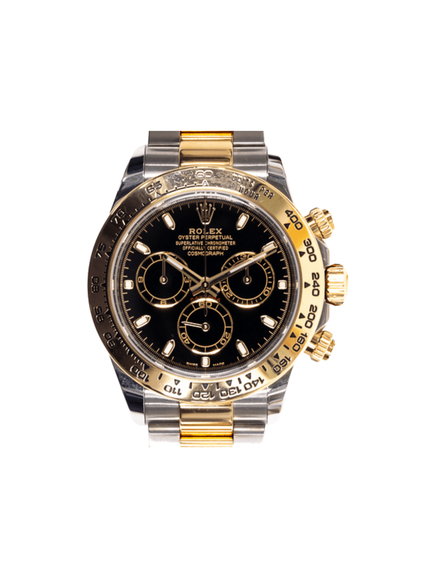 Rolex Daytona Stainless Steel/Yellow Gold Black Dial 116503