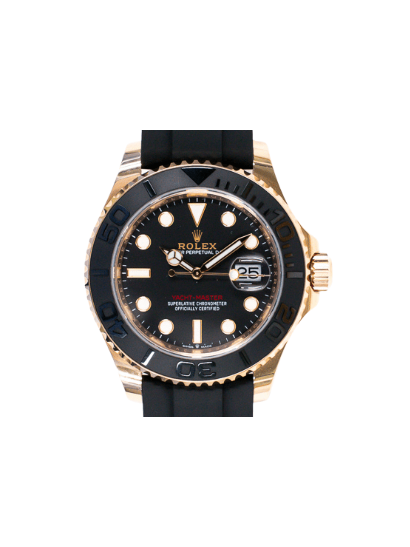 Rolex Yacht-Master 40 Rose Gold Black Dial 126655