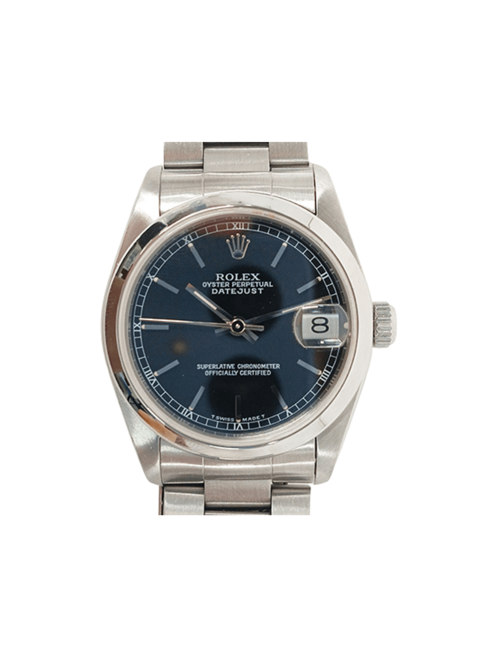 Rolex Datejust 31 Stainless Steel Black Stick Dial 68240
