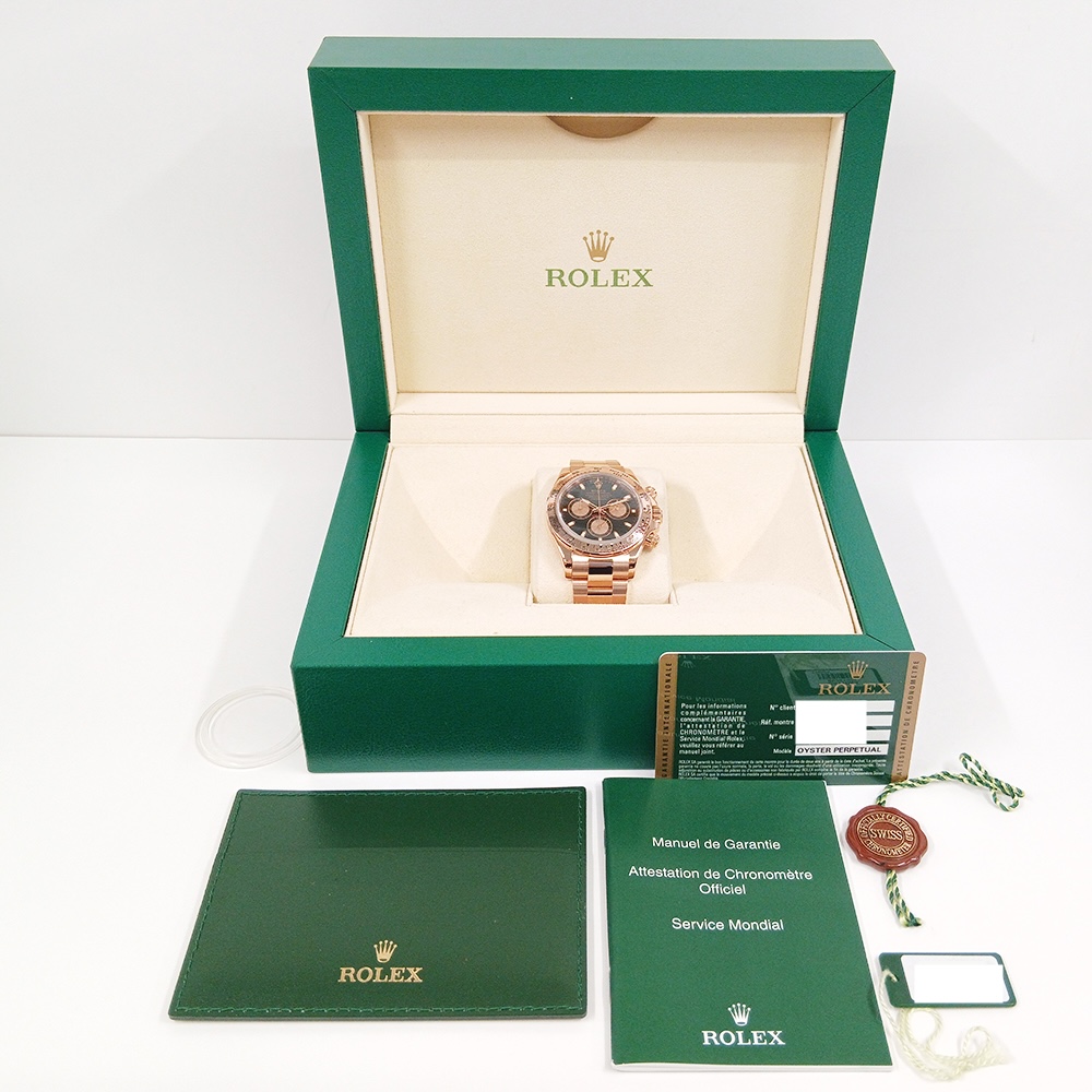 Rolex Daytona Rose Gold Black Dial 116505