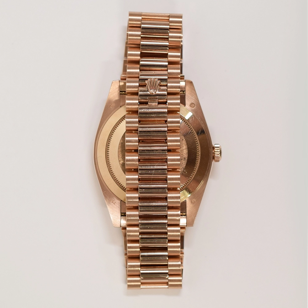 Rolex Day-Date 40 Rose Gold Sundust Diamond Dial 228235A