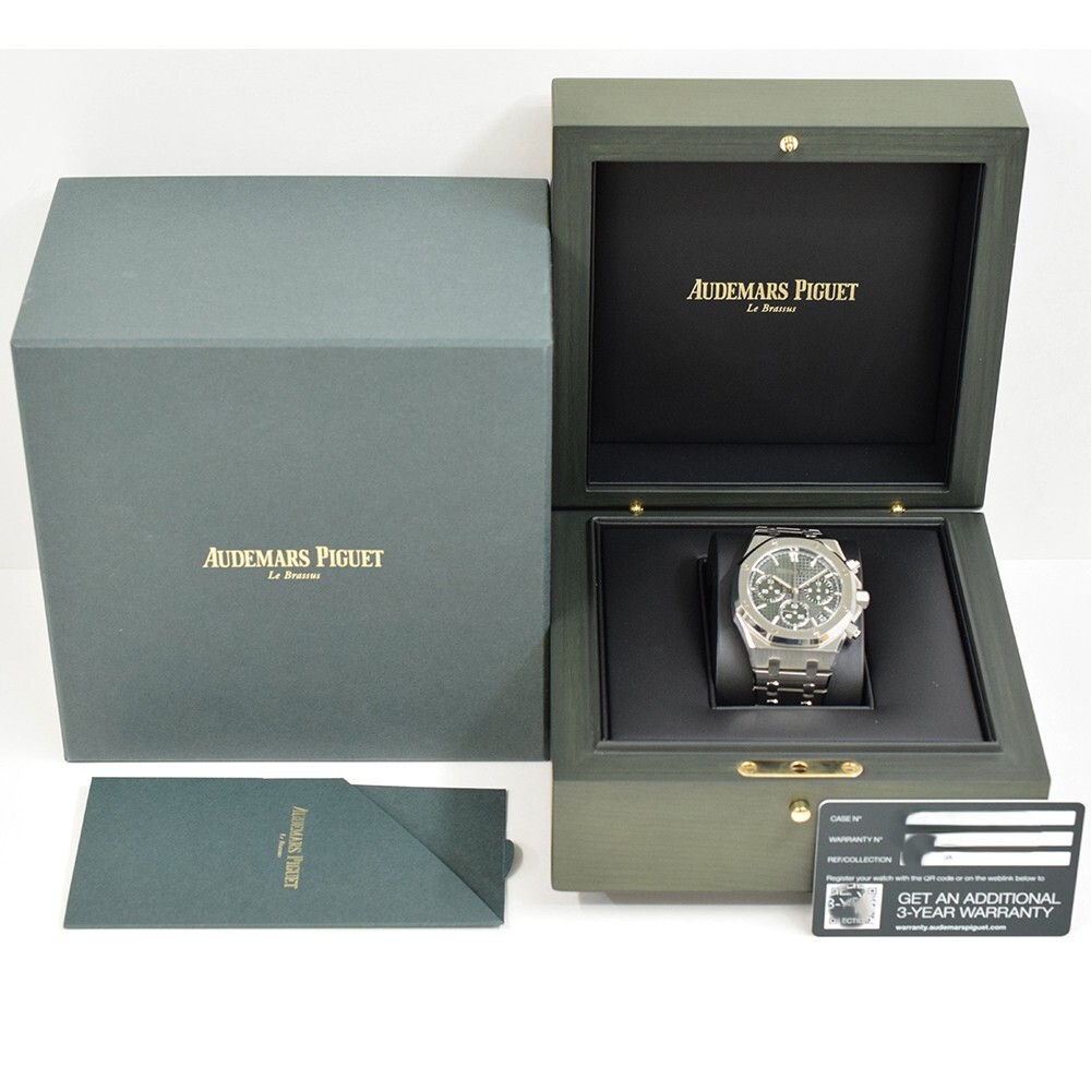 Audemars Piguet Royal Oak Chronograph Stainless Steel Green Dial 26240ST.OO.1320ST.08