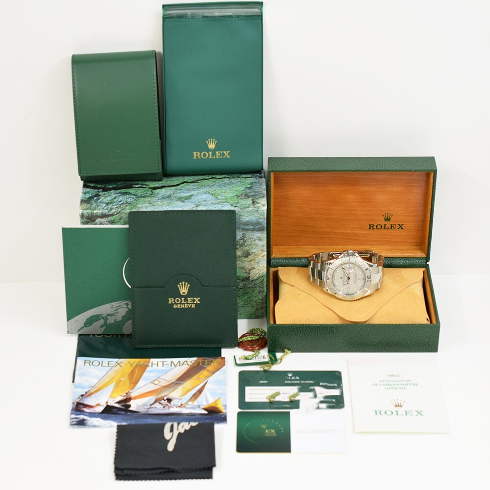 Rolex Yacht-Master 40 Platinum and Stainless Steel with Platinum Dial 16622